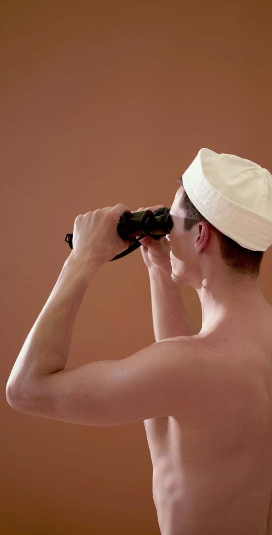Man With Binoculars